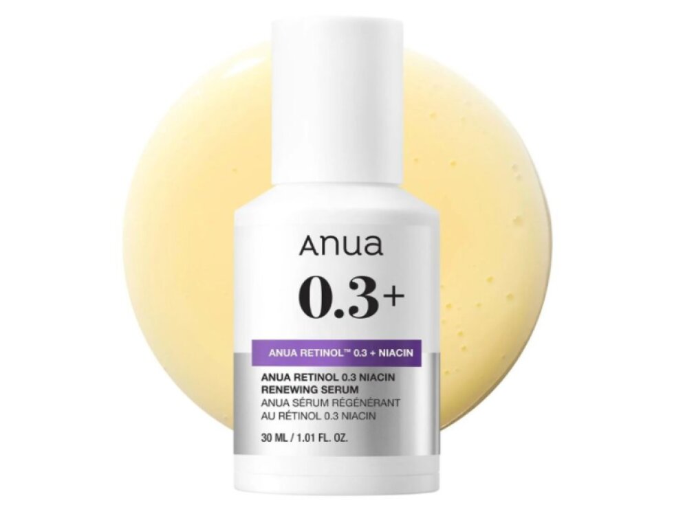ANUA - RETINOL 0.3% + NIACIN RENEWING SERUM - Vysoce účinné obnovující sérum s nano retinolem a niacinamidem 30 ml