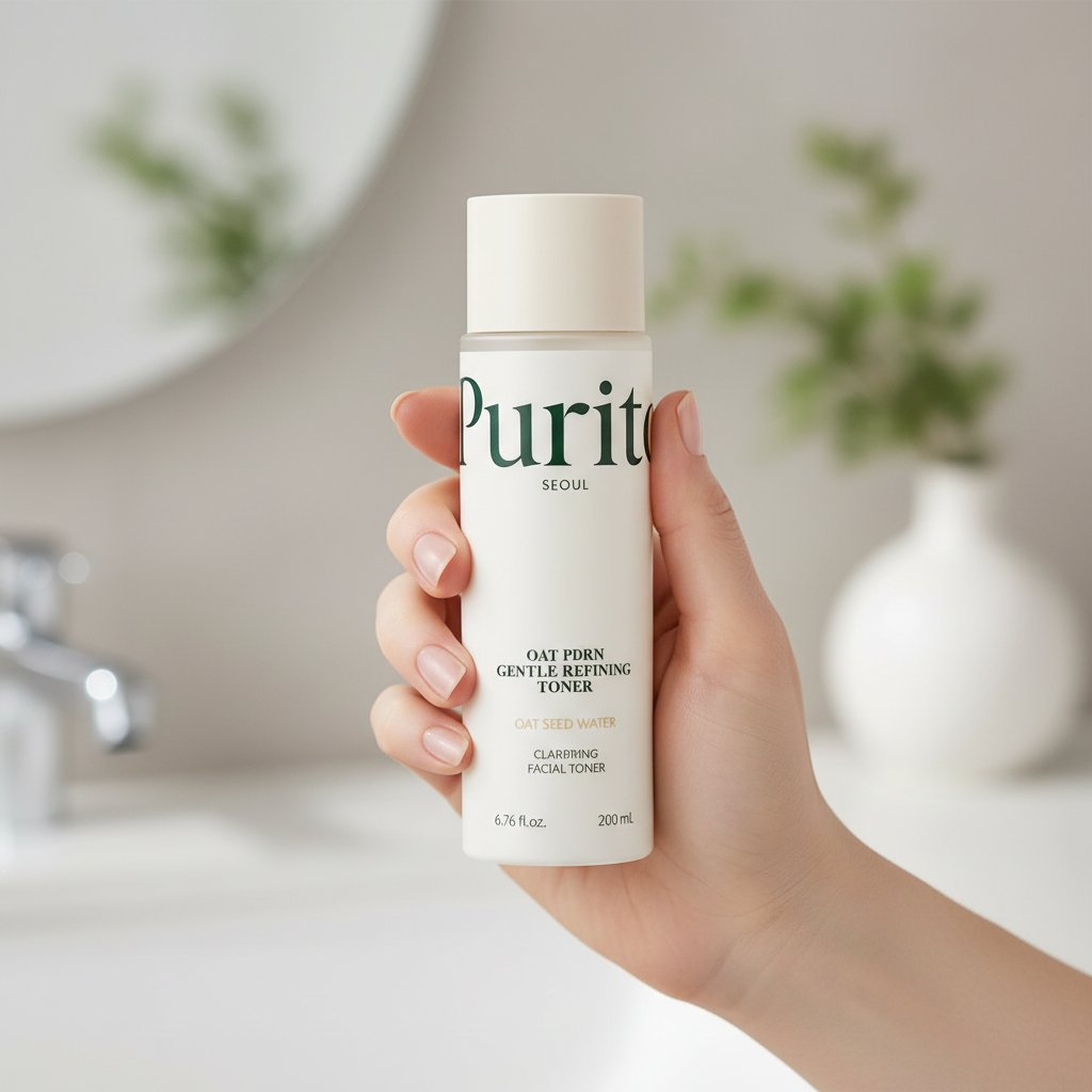 PURITO SEOUL - OAT PDRN GENTLE REFINING TONER - Jemný ovesný zklidňující toner s PDRN (200 ml) 200 ml