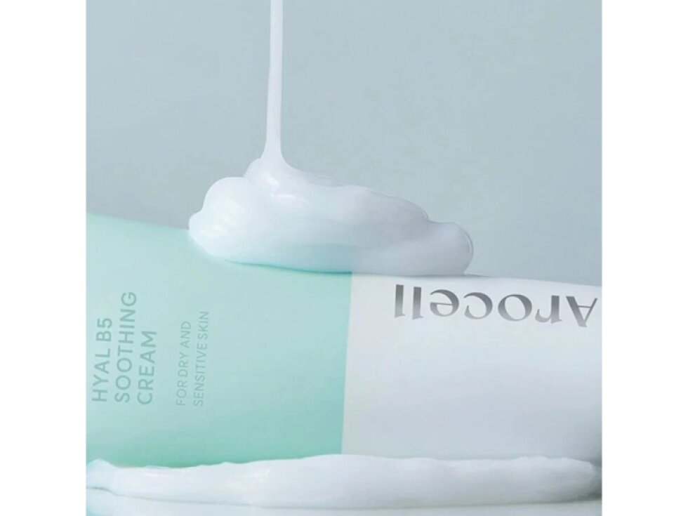 AROCELL - HYAL B5 SOOTHING CREAM - Uklidňující hydratační krém s panthenolem a 8 typy kyseliny hyaluronové 80 g