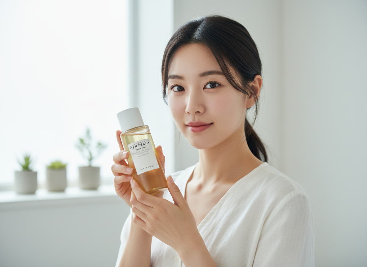 SKIN1004 - MADAGASCAR CENTELLA TONING TONER - Jemně exfoliační toner s Centellou pro zklidnění a sjednocení pleti 210 ml