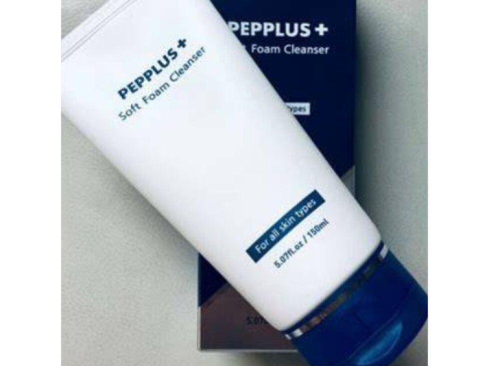 PEPPLUS+ - SOFT FOAM CLEANSER - Jemná čisticí pěna s peptidy a rostlinnými extrakty 150 ml