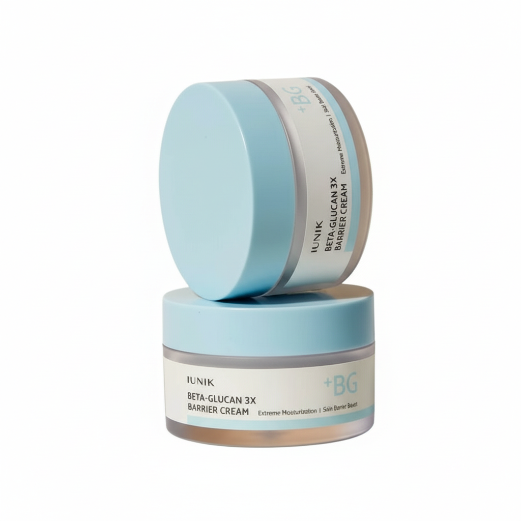 iUNIK - Beta Glucan 3X Barrier Cream - Krém na obnovu kožní bariéry s beta-glukanem 50 ml