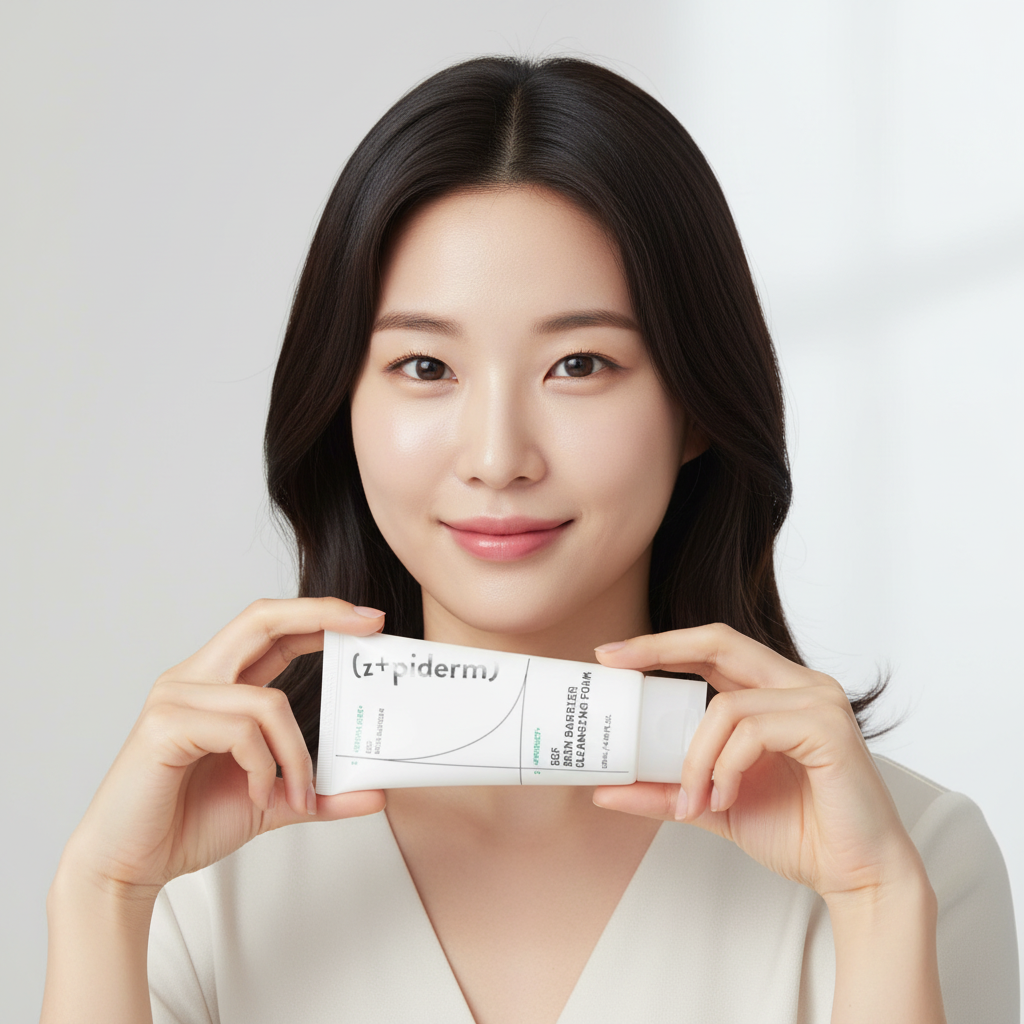 Z+piderm - EGF Skin Barrier Cleansing Foam - Jemná čisticí pěna s EGF na ochranu kožní bariéry 120 ml