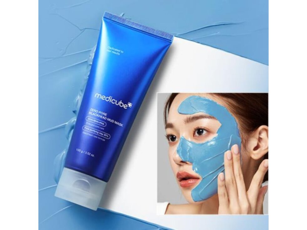 MEDICUBE - ZERO PORE BLACKHEAD MUD MASK - Čisticí jílová maska na černé tečky a rozšířené póry 100 g
