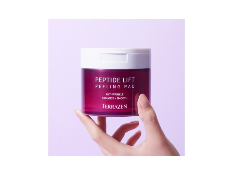 TERRAZEN - PEPTIDE LIFT PEELING PAD - Dvoufázové exfoliační peelingové tamponky s liftingovým efektem 60 ks