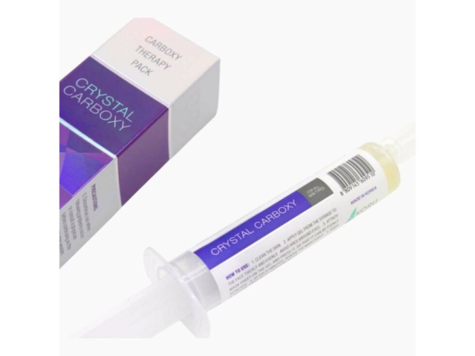 KORU PHARMA - CRYSTAL CARBOXY THERAPY PACK - Profesionální CO₂ terapie pro domácí použití 1 aplikace