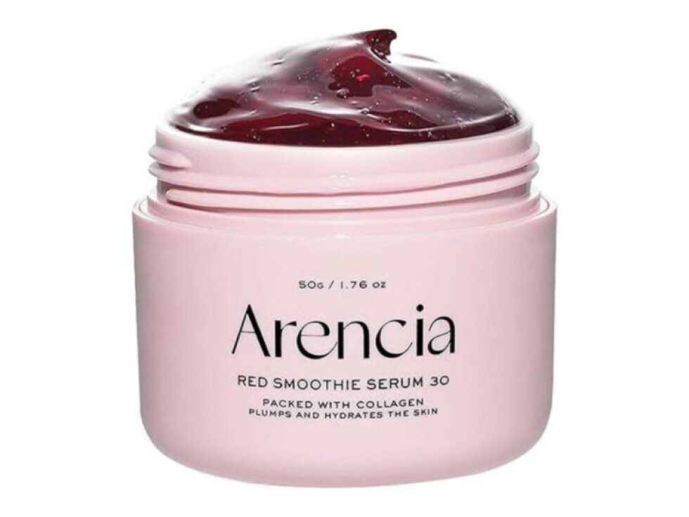 ARENCIA - FRESH RED SMOOTHIE SERUM 30 - Výživné kolagenové sérum s efektem noční masky 50 ml