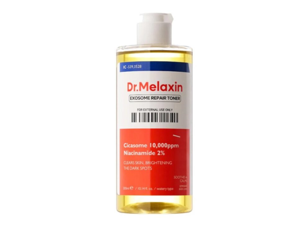 DR. MELAXIN - EXOSOME REPAIR TONER - Regenerační a zklidňující toner s Cica-Exosome technologií 300 ml