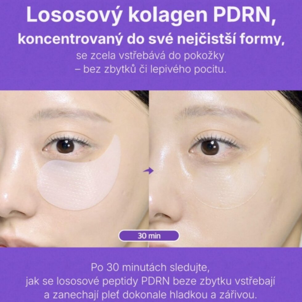 Vella - Eye Patch PDRN 2000 - Tající hydrogelové náplasti pod oči s PDRN 72 g 60 ks