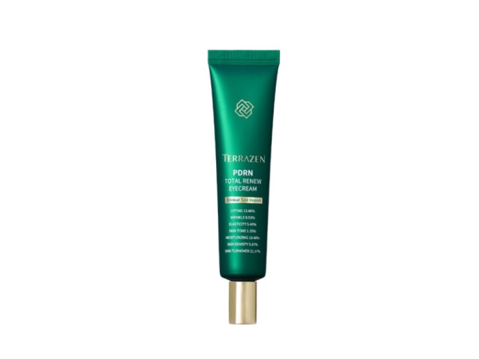 TERRAZEN - PDRN TOTAL RENEW EYE CREAM - Protivráskový regenerační oční krém pro hladké a rozjasněné oční okolí 30 ml