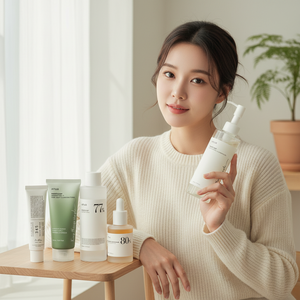 Anua - Sada péče pro aknózní, citlivou a mastnou pleť - Kompletní péče o aknózní, citlivou a mastnou pleť 5 produktů