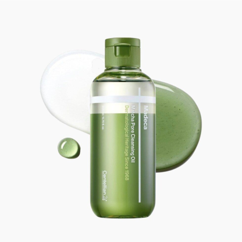 Centellian24 - Madeca Matcha Pore Cleansing Oil - Čisticí olej s matchou a Centella Asiatica pro čisté póry a důkladné odlíčení 200 ml 200 ml