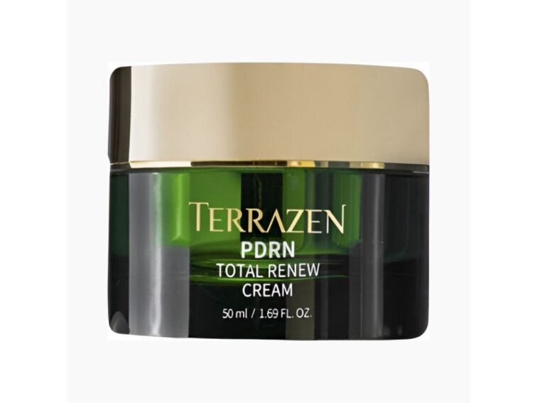 TERRAZEN - PDRN TOTAL RENEW CREAM - Protivráskový regenerační krém s PDRN, kolagenem a kyselinou hyaluronovou 50 ml