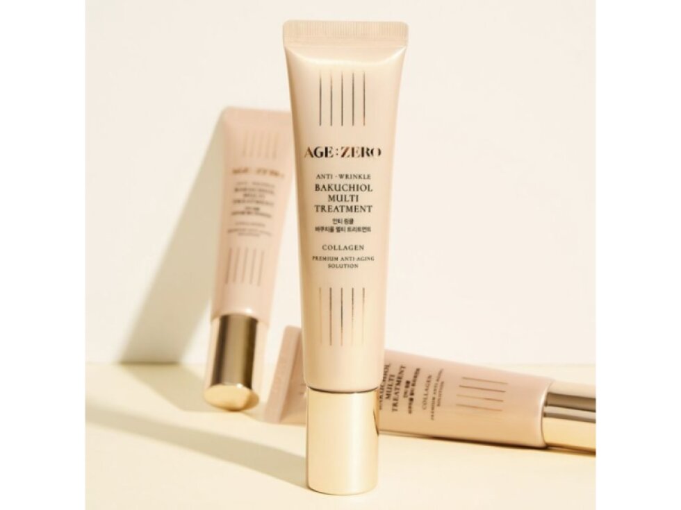 AGE:ZERO - ANTI WRINKLE BAKUCHIOL MULTI TREATMENT - Intenzivní protivrásková kúra s bakuchiolem pro oční okolí i lokální vrásky 35 ml