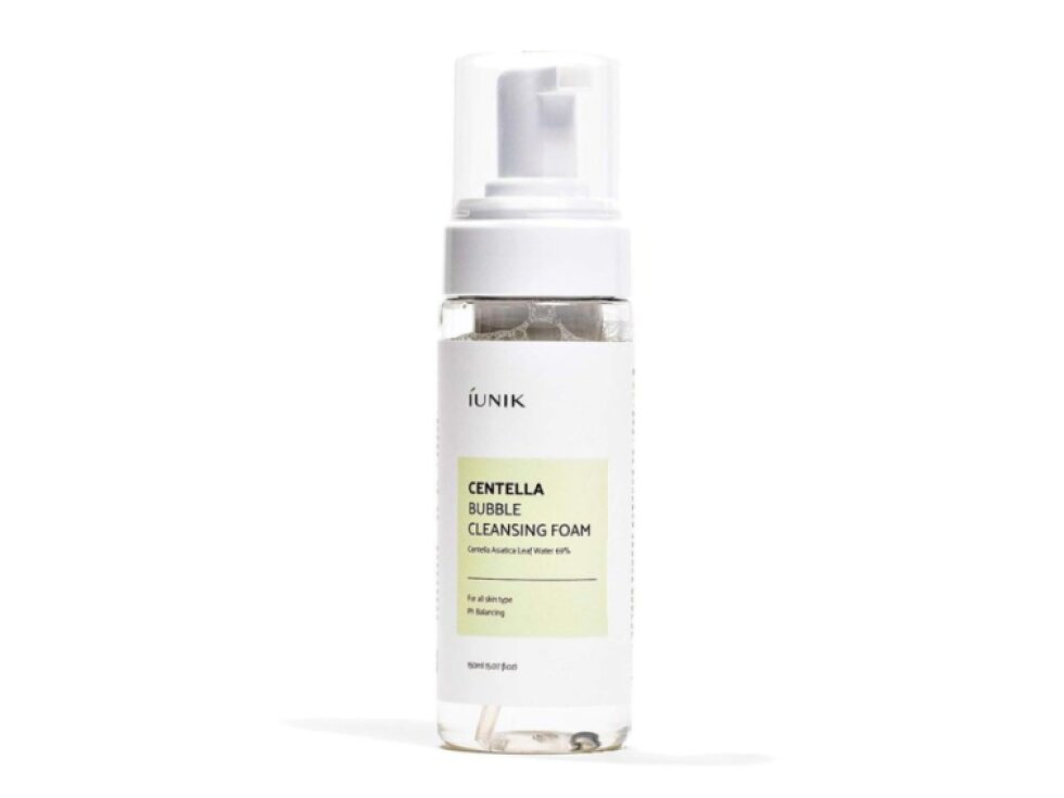 iUNIK - CENTELLA BUBBLE CLEANSING FOAM - Hydratační a zklidňující čistící pěna 150 ml