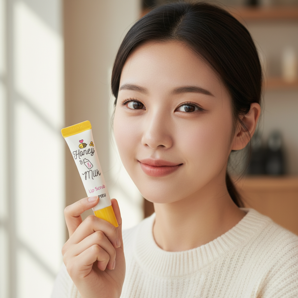 Apieu - Honey & Milk Lip Scrub - Peeling na rty s medem a mlékem 8 g