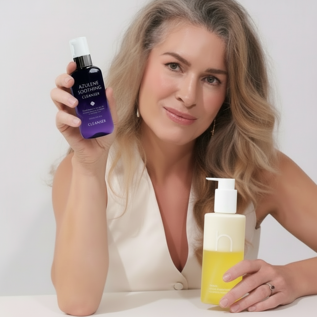 CELL BY CELL & HAMÉL - ODLIČOVACÍ KOMBO OLGY MENZELOVÉ - Dvoufázové profesionální čištění pleti pro citlivou, reaktivní a namáhanou pleť