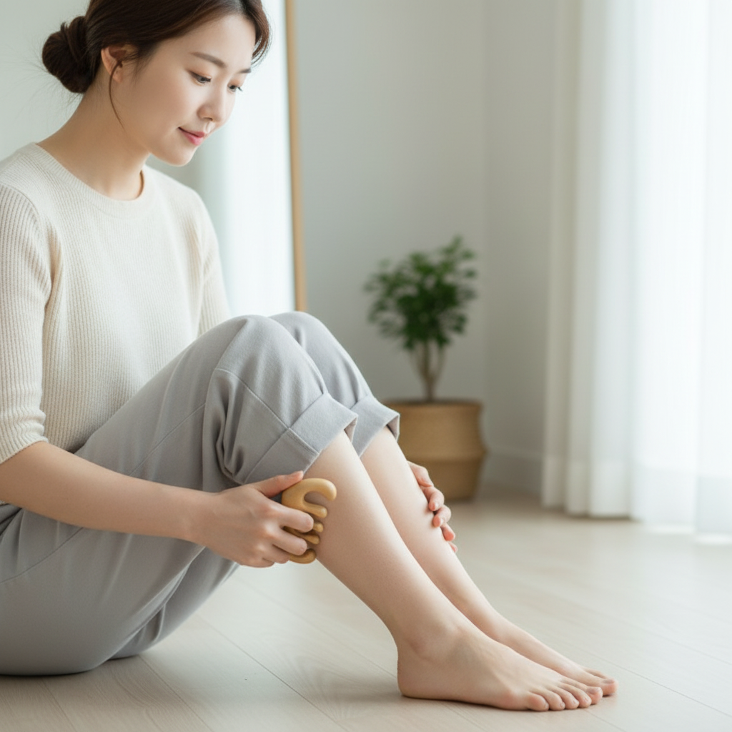 Benton - Scalp Brush Massager - Dřevěný masážní kartáč na pokožku hlavy s 8 výstupky