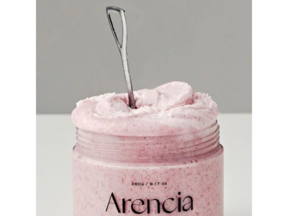 ARENCIA - FRESH CLOUD SCRUB LAVENDER & PEAR - Jemný tělový a vlasový peeling s levandulí a hruškou 260 g