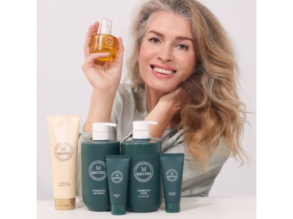 BRITISH M - KOMBUCHA MASK - Korejský vlasový balzám bez silikonů 50 ml