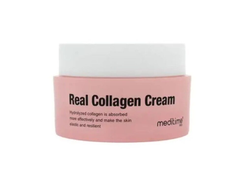 MEDITIME - REAL COLLAGEN CREAM - Hydratační, rozjasňující a zpevňující pleťový krém s hydrolyzovaným kolagenem 50 ml