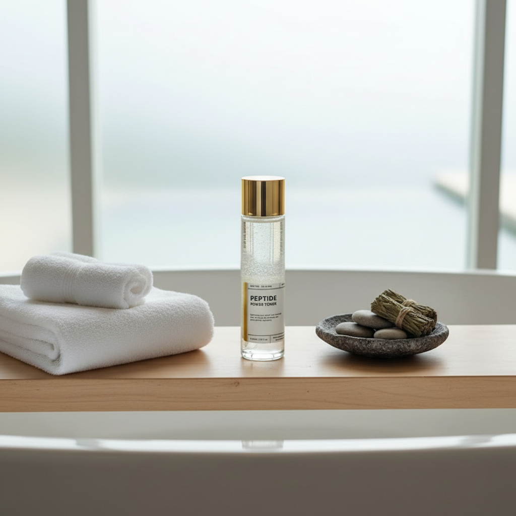 B.O.M. - PEPTIDE POWER TONER - Protivráskový toner s peptidy a 24k zlatem 150 ml