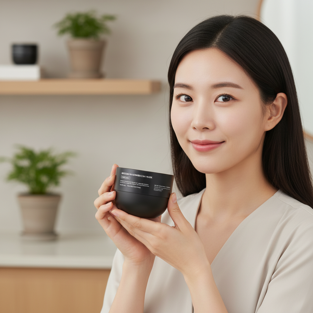 British M - Luxusní korejský vlasový rituál pro mastné vlasy - Ginger Deep Cleanser, Apple Mint Cooling Shampoo, Kombucha Mask 3 produkty