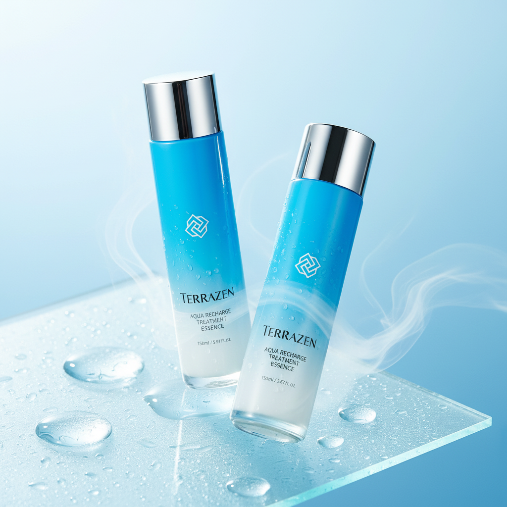 TERRAZEN - AQUA RECHARGE VOLUME ESSENCE HYDROBOOSTER TONER - Hydratační pleťový toner s esencí pro okamžitou hydrataci a posílení pleti 150 ml