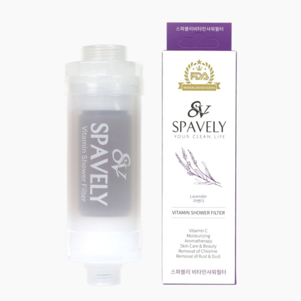 Spavely - Vitamin Shower Filter - Vitaminový sprchový filtr s vitamínem C - Vůně levandule