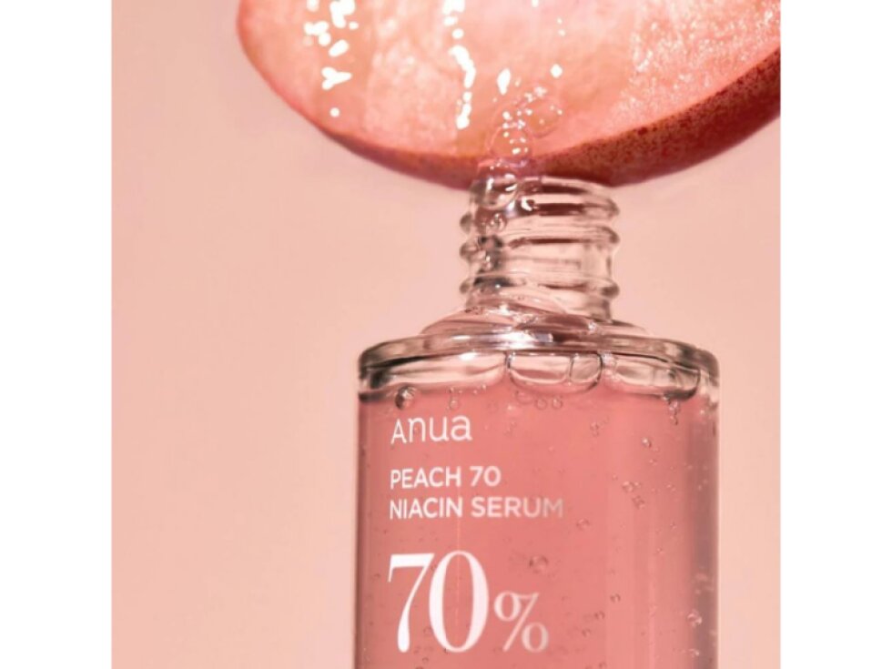 ANUA - PEACH 70% NIACINAMIDE SERUM - Rozjasňující pleťové sérum s 70 % broskvového extraktu a 10 % niacinamidu 30 ml