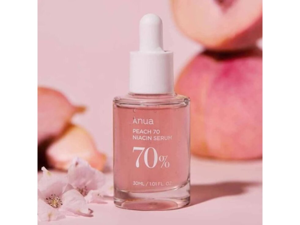 ANUA - PEACH 70% NIACINAMIDE SERUM - Rozjasňující pleťové sérum s 70 % broskvového extraktu a 10 % niacinamidu 30 ml