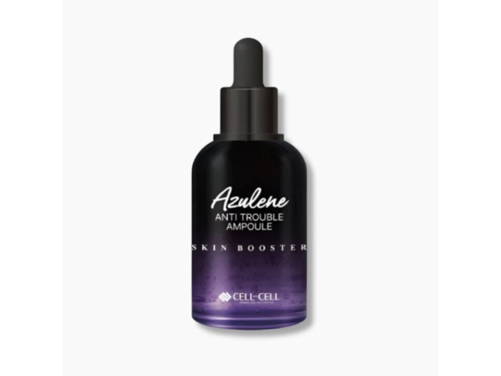 CELL BY CELL - AZULENE ANTI TROUBLE AMPOULE SKIN BOOSTER - Sérum pro zklidnění aknózní pleti a redukci nedokonalostí 50 ml