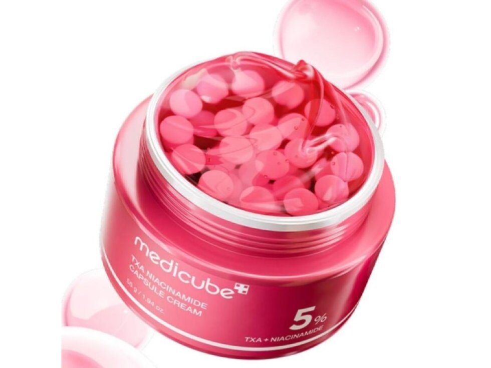 MEDICUBE - TXA NIACINAMAIDE CAPSULE CREAM - Rozjasňující kapslový krém s kyselinou tranexamovou a niacinamidem 50 ml
