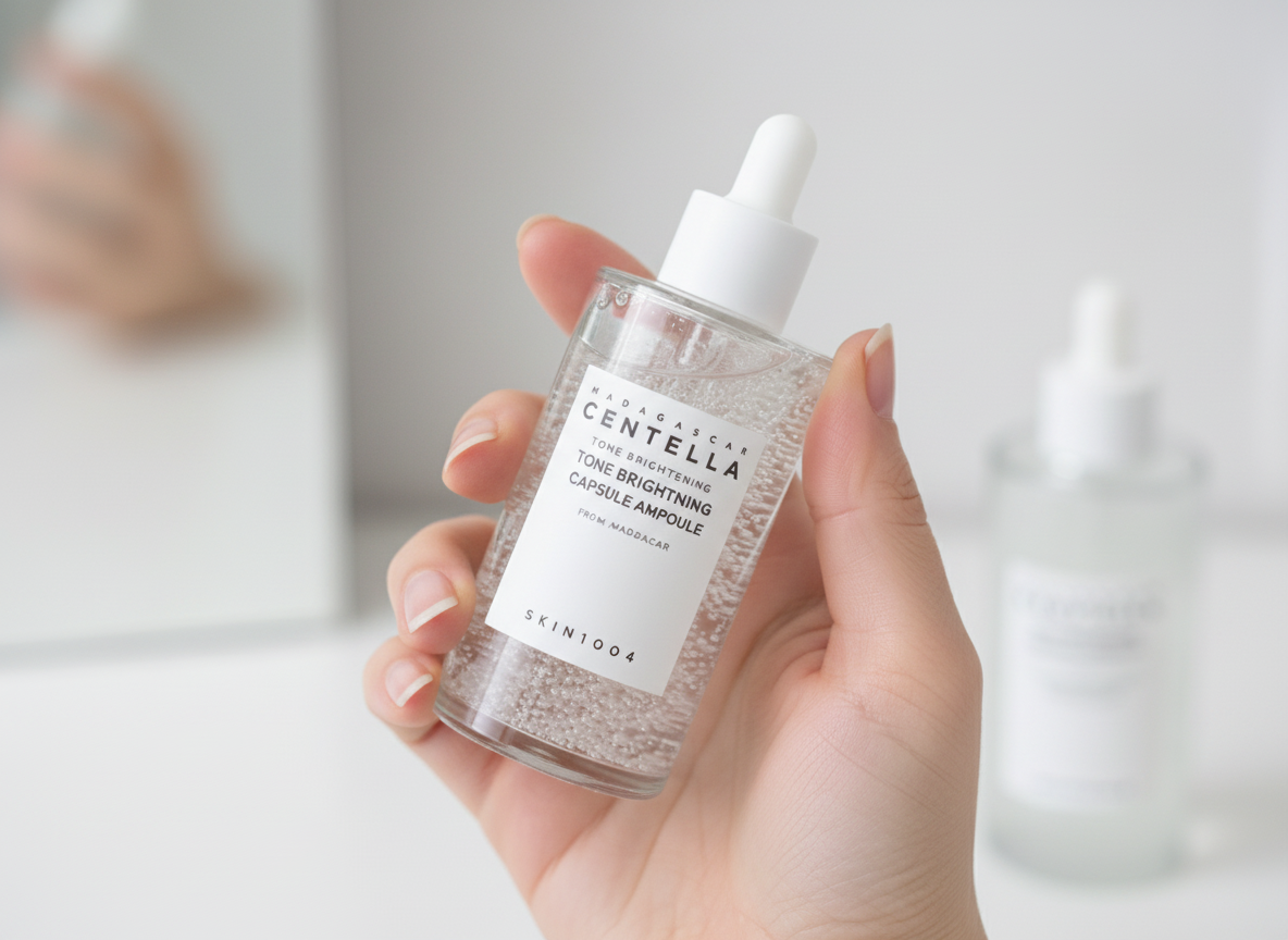 SKIN1004 - MADAGASCAR CENTELLA TONE BRIGHTENING CAPSULE AMPOULE - Rozjasňující ampule s tranexamovou kyselinou, niacinamidem a Centella Asiatica 50 ml