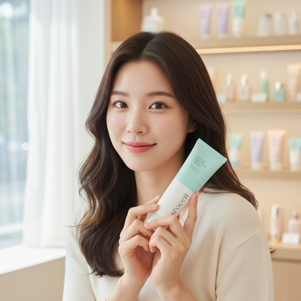 AROCELL - HYAL B5 SOOTHING CREAM - Uklidňující hydratační krém s panthenolem a 8 typy kyseliny hyaluronové 80 g