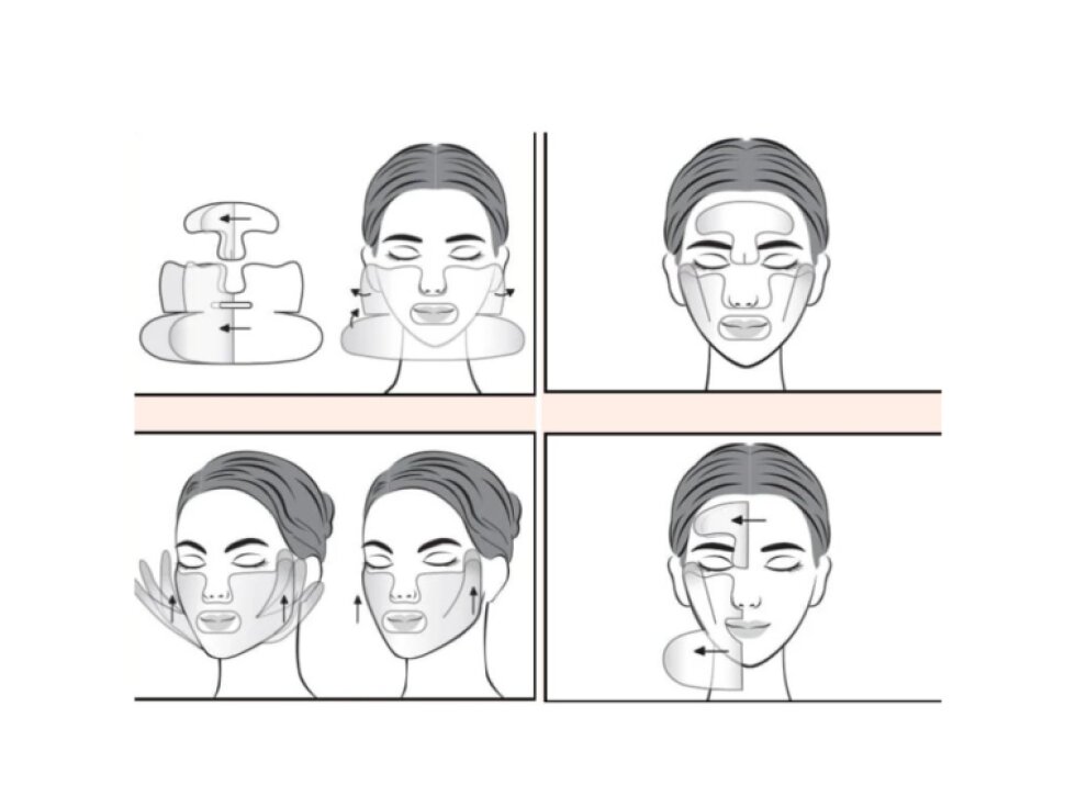 REVCELL - VITA COLLAGEN FULL FACE LIFTING UP MASK - Liftingová celoobličejová speciální maska s liftingovými vlákny 1 ks