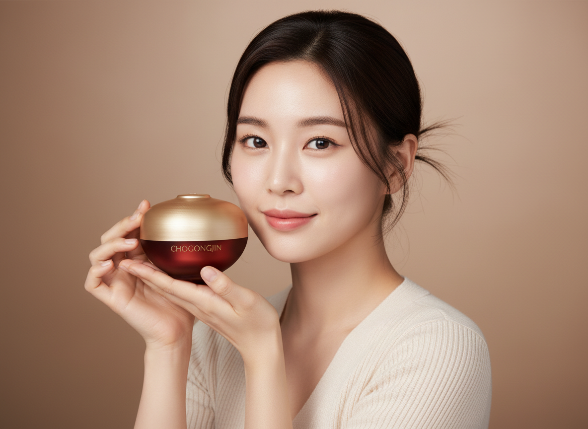 CHOGONGJIN - YUONGAN EYE CREAM - Prémiový anti-age oční krém se zlatem30 ml