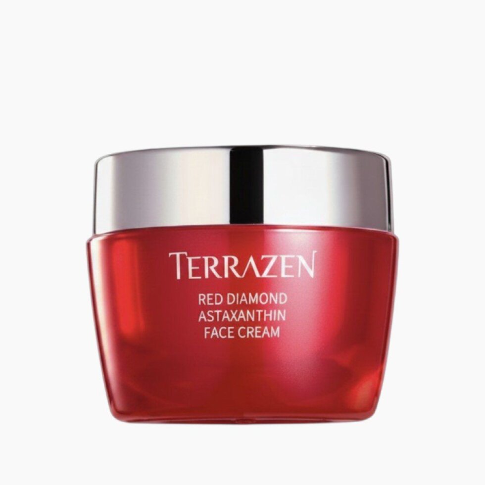 Terrazen - Red Diamond Astaxanthin Face Cream - Luxusní omlazující pleťový krém s astaxanthinem, resveratrolem a ceramidy 50 ml