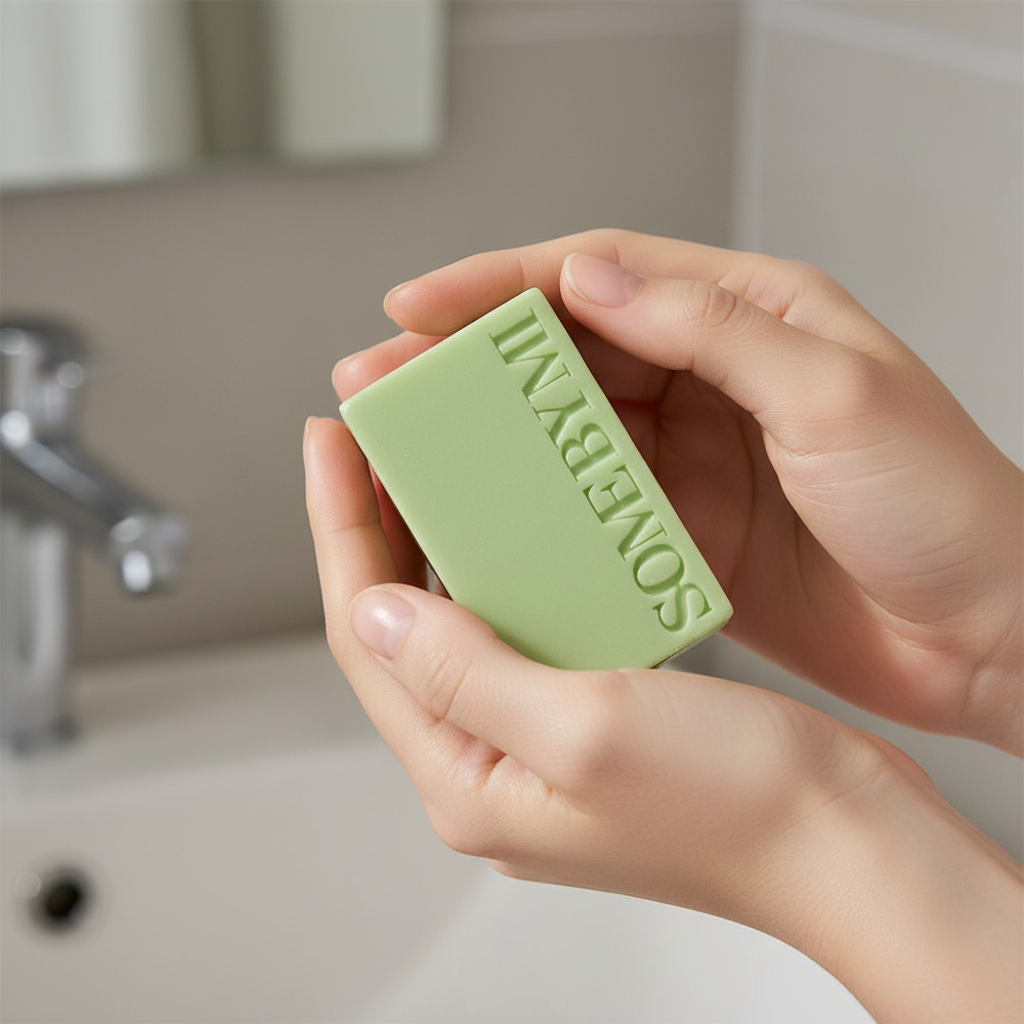 SOME BY MI – AHA-BHA-PHA Miracle Acne Cleansing Bar – Čisticí mýdlo proti akné s kyselinami 106 g korejska zena drzi mydlo