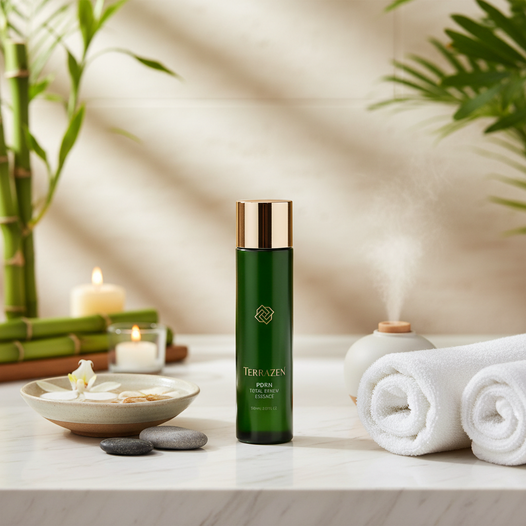 TERRAZEN - PDRN TOTAL RENEW ESSENCE - Protivráskový revitalizační toner s PDRN pro zářivou a pevnou pleť 150 ml