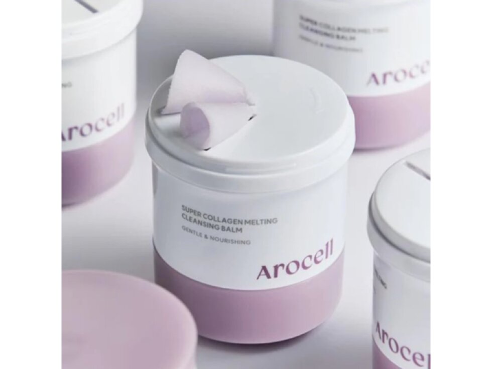 AROCELL - SUPER COLLAGEN MELTING CLEANSING BALM - Kolagenový odličovací balzám pro šetrné, ale důkladné čištění pleti 100 g