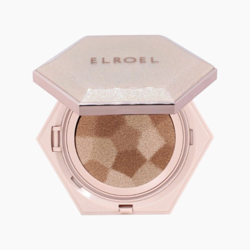 Elroel - Blending Compact Cushion #25 Medium Beige - Multifunkční cushion make-up 4v1 12,5 ml