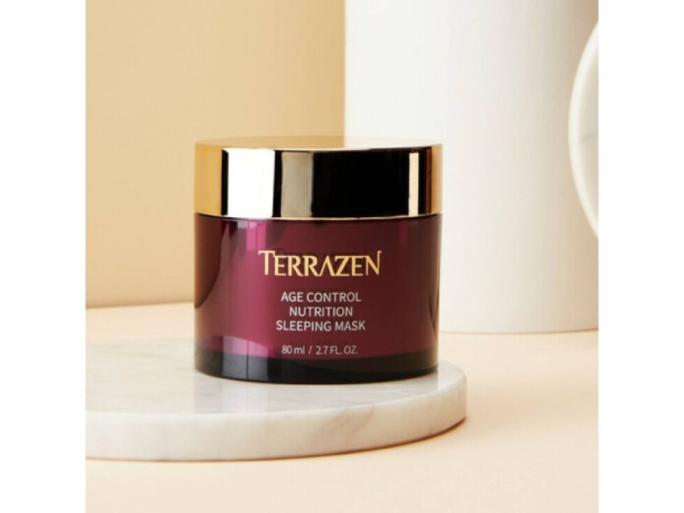 TERRAZEN - AGE CONTROL NUTRITION SLEEPING MASK - Regenerační protivrásková noční pleťová maska proti stárnutí pleti 80 ml