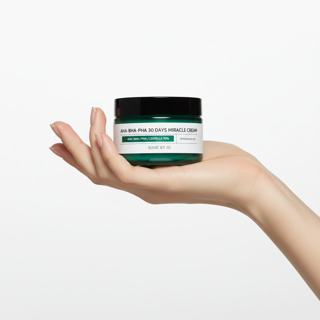 SOME BY MI – AHA-BHA-PHA 30 Days Miracle Cream – Zklidňující pleťový krém proti akné s kyselinami 60 g