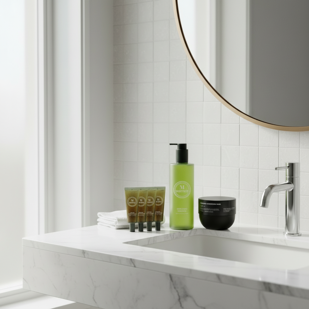 British M - Luxusní korejský vlasový rituál pro mastné vlasy - Ginger Deep Cleanser, Apple Mint Cooling Shampoo, Kombucha Mask 3 produkty