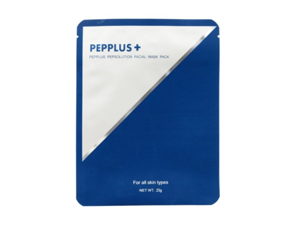 PEPPLUS+ - PEPSOLUTION FACIAL MASK - Liftingová pleťová maska s perlovým extraktem a peptidy 25 ml