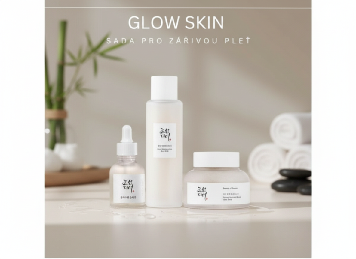 BEAUTY OF JOSEON - GLOW SKIN SADA - Rozjasňující rýžová péče pro sjednocený tón pleti a přirozený glow 3 ks