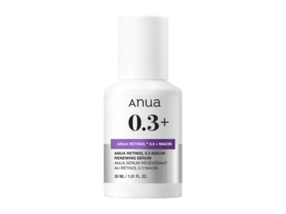 ANUA - RETINOL 0.3% + NIACIN RENEWING SERUM - Vysoce účinné obnovující sérum s nano retinolem a niacinamidem 30 ml