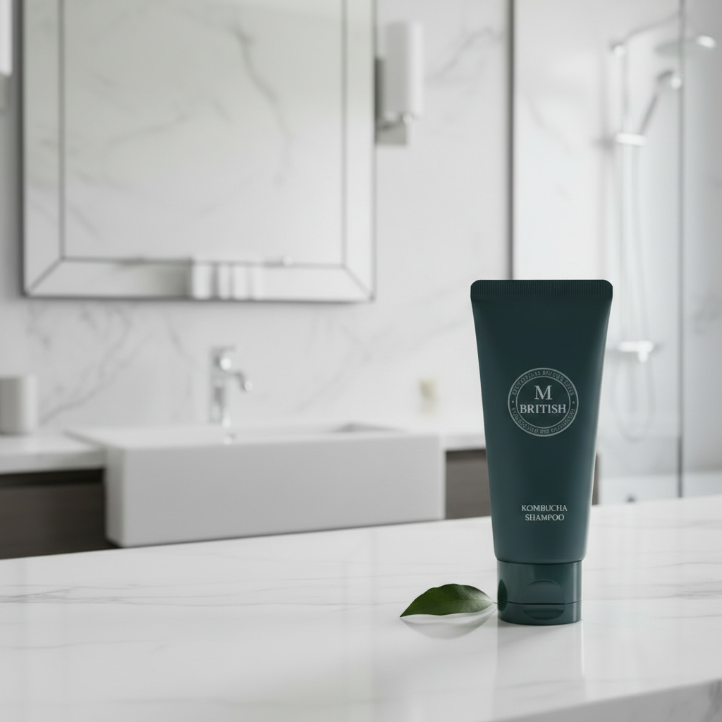 BRITISH M - KOMBUCHA SHAMPOO - Korejský vlasový šampon bez silikonů 50 ml