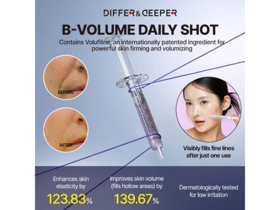 DIFFER & DEEPER - B-TOX FOR DAILYSHOT RX MINI PACK - Intenzivní protivráskový booster s botox-like efektem 2 x 2,5 ml